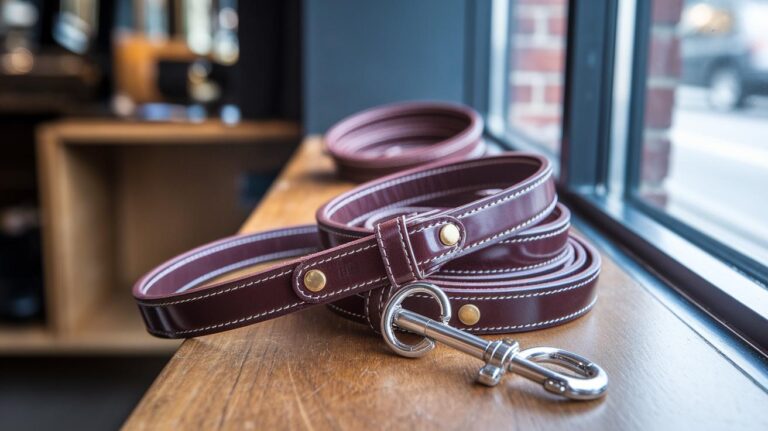 Leather Dog Leash: Bold Style, Lasting Quality