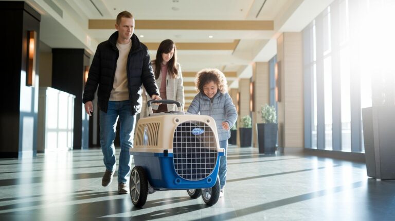 Pet Travel Carrier With Wheels: Effortless Travel Joy