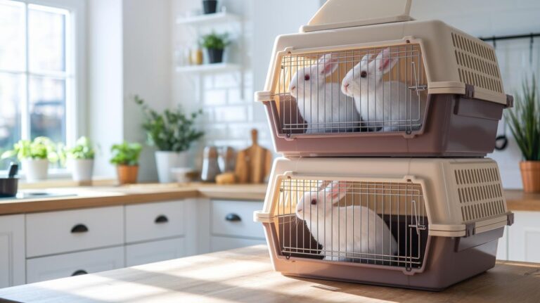 Stackable Rabbit Cages: Happy Home Solutions